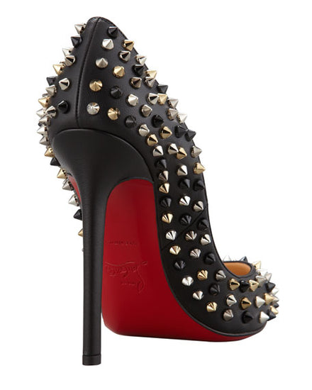 Christian Louboutin Studded Pigalle Pumps - Tulerie