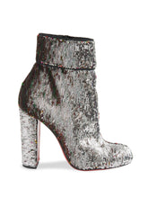 Load image into Gallery viewer, Christian Louboutin Moulamax 85 Sequin Block Heel Booties - Tulerie
