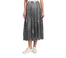 Load image into Gallery viewer, MSGM Sequin Pleated Midi Skirt
