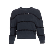 Load image into Gallery viewer, Brunello Cucinelli Paillette Stripes Sweater - Tulerie
