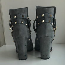 Load image into Gallery viewer, Valentino Suede Rockstud Booties - Tulerie
