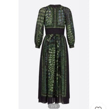 Load image into Gallery viewer, Christian Dior Green Animals Dress - Tulerie
