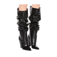 Load image into Gallery viewer, Saint Laurent Niki 105 Leather Boots - Tulerie

