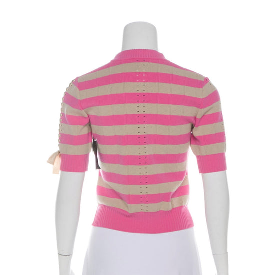 Fendi Stripe Mock Neck Sweater - Tulerie