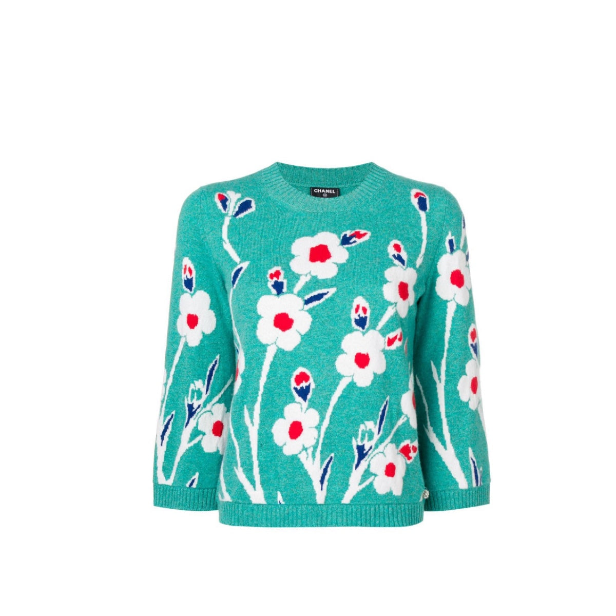 Melissa Sampson Chanel Floral Sweater