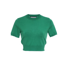 Load image into Gallery viewer, Alexis Finzi Ribbed Knit Cropped Top - Tulerie
